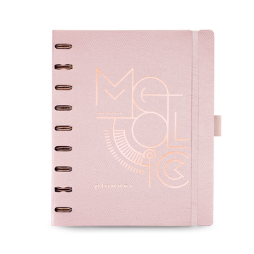 Planner Ultra Systemflex Rose Gold – Linha Metallic